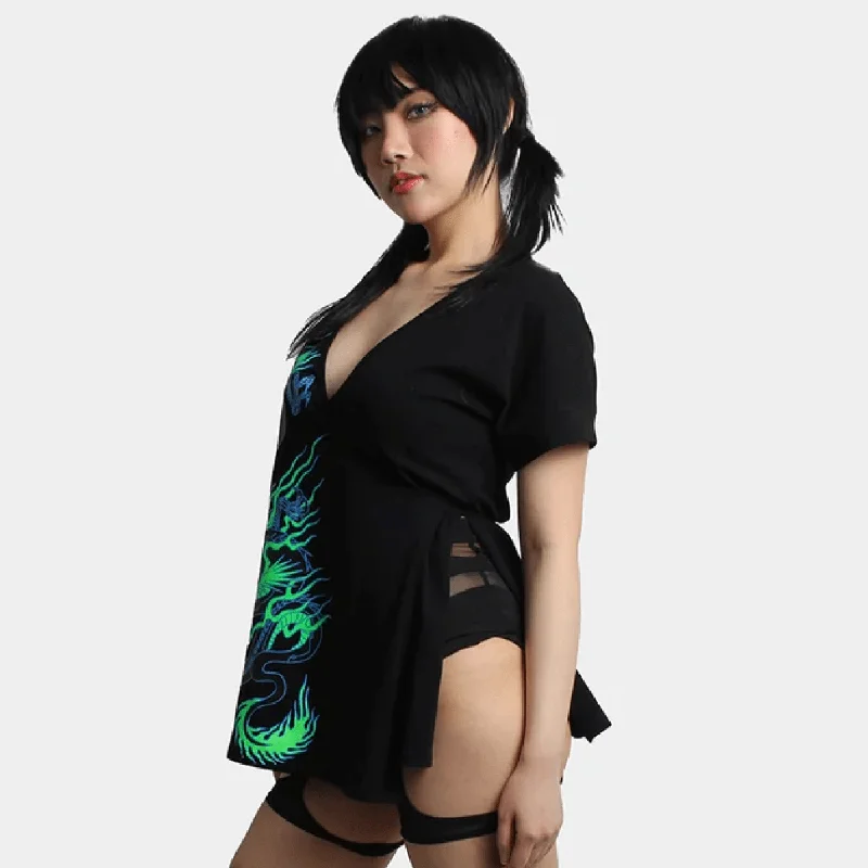 Low Prices DRAGONITE KIMONO WRAP BLACK