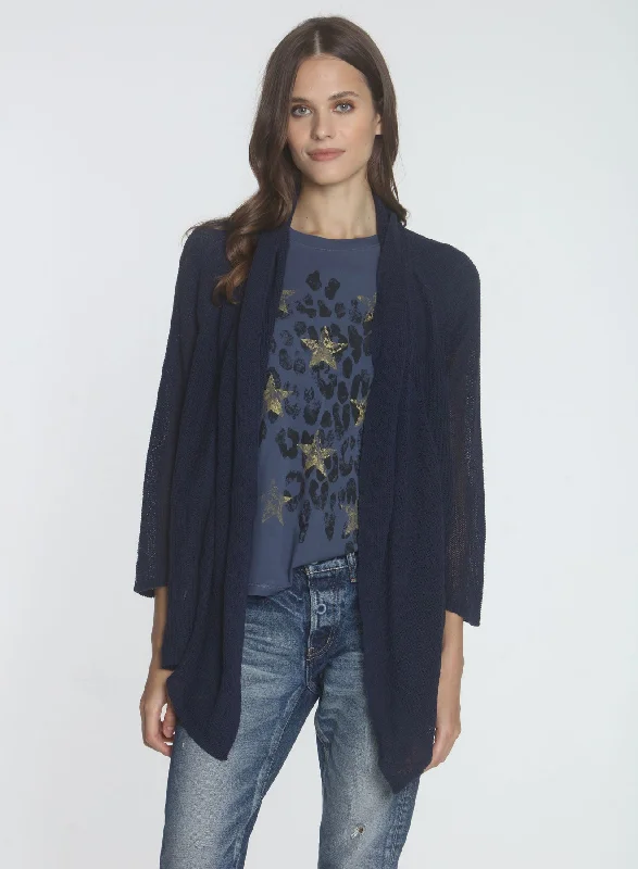 Weekend Bargains to Savor Chelsea Rib Cardigan - Navy