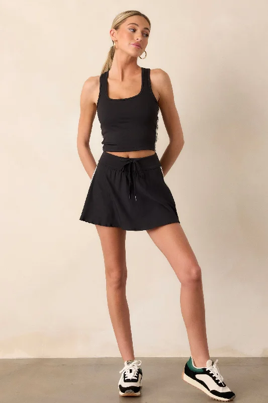 Weekend Offers That Sizzle Z Supply Match Day Black Sporty Tank