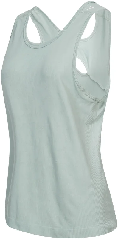 Members Only Gymshark Studio Womens Training Vest Tank Top - Blue
