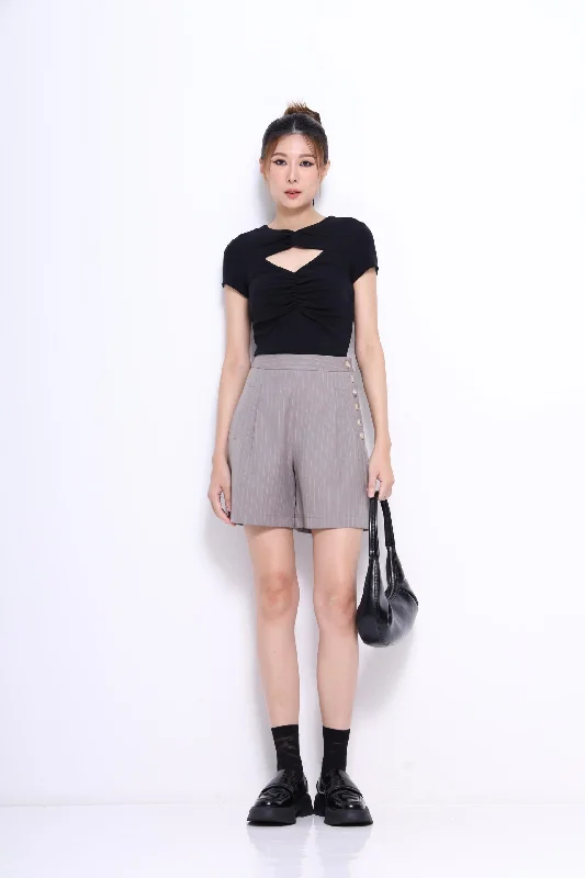 Weekend Bargains to Love May Tailored Pinstripe Shorts