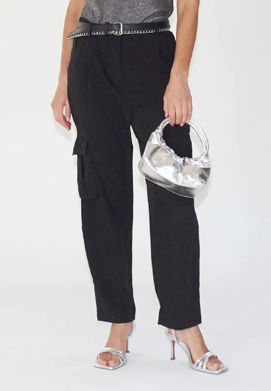 New Markdowns RAY BLACK CARGO TROUSERS