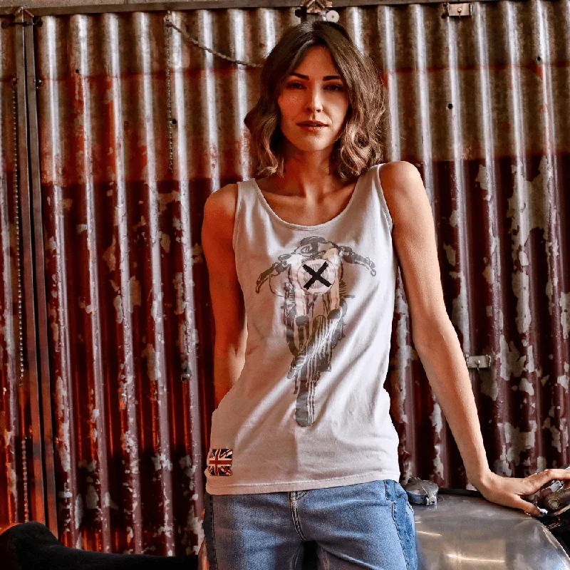 Big Discounts Ton Up Clothing 'Glemseck Cafe 101' Womens Grey Vest