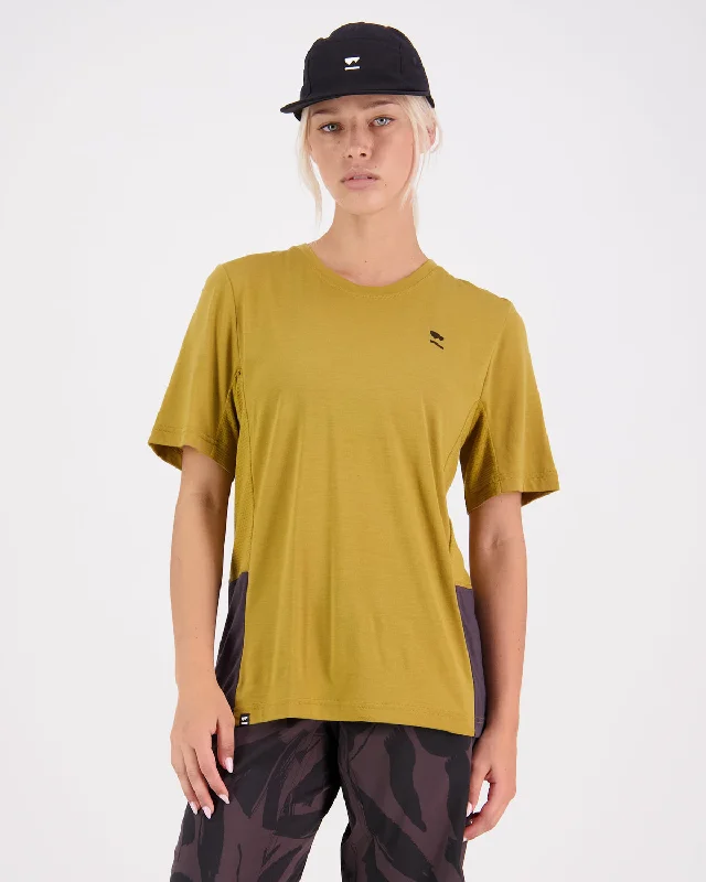 Savings Event Tarn Merino T-Shirt - Shale / Cumin