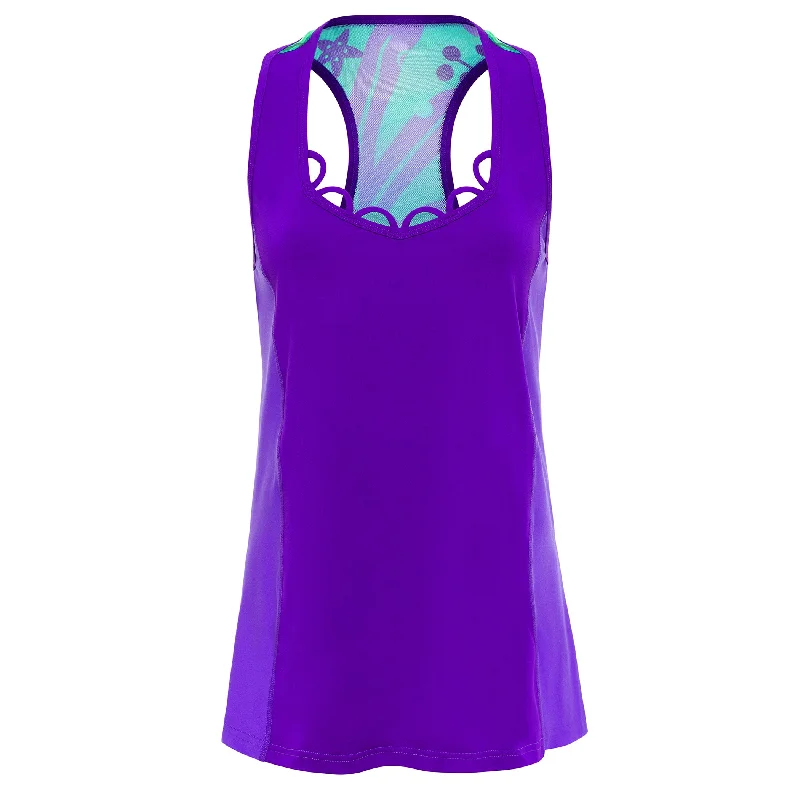 Celebrate the Weekend with Discounts Mermaid Princess Flow Tank Top