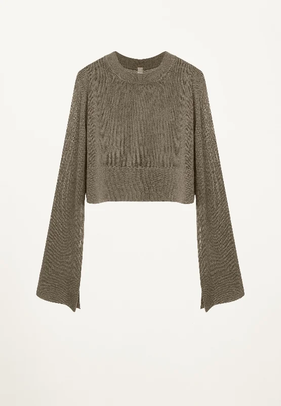 Limited Stock Pippa Cropped Top in Birch