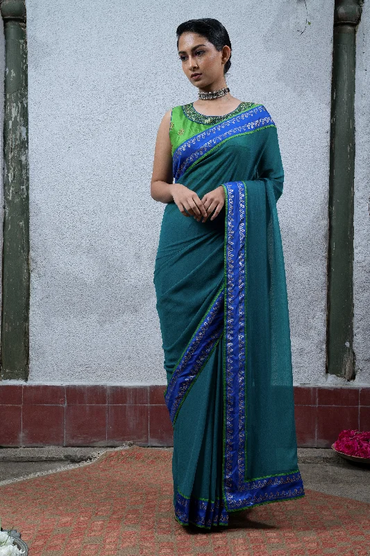 Blue Saree