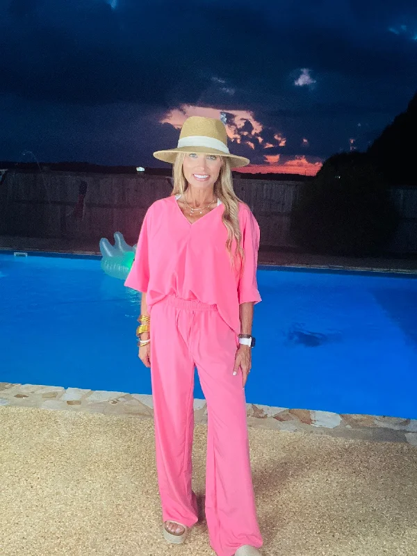 Weekend Flash Sale VACA MODE SET- PINK--RESTOCK ALERT