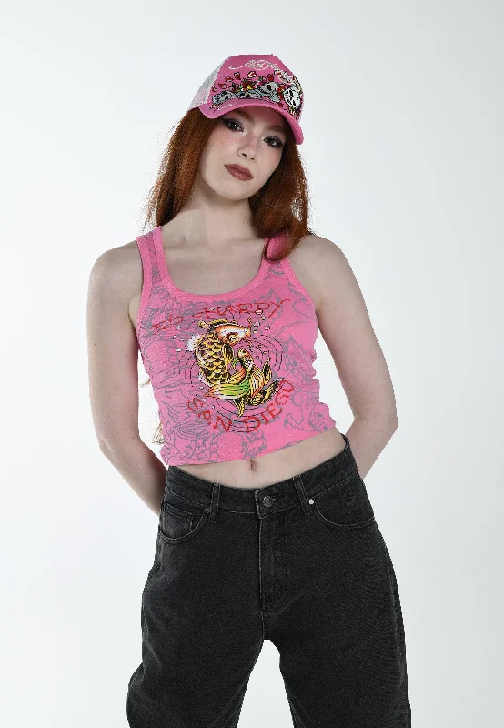 Lowest Rates Womens San-Diego-Koi Vest - Pink