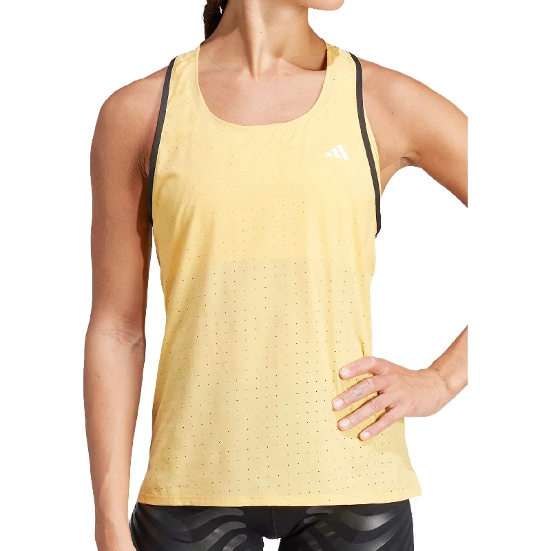 New Arrival adidas Adizero Womens Running Vest Tank Top - Yellow
