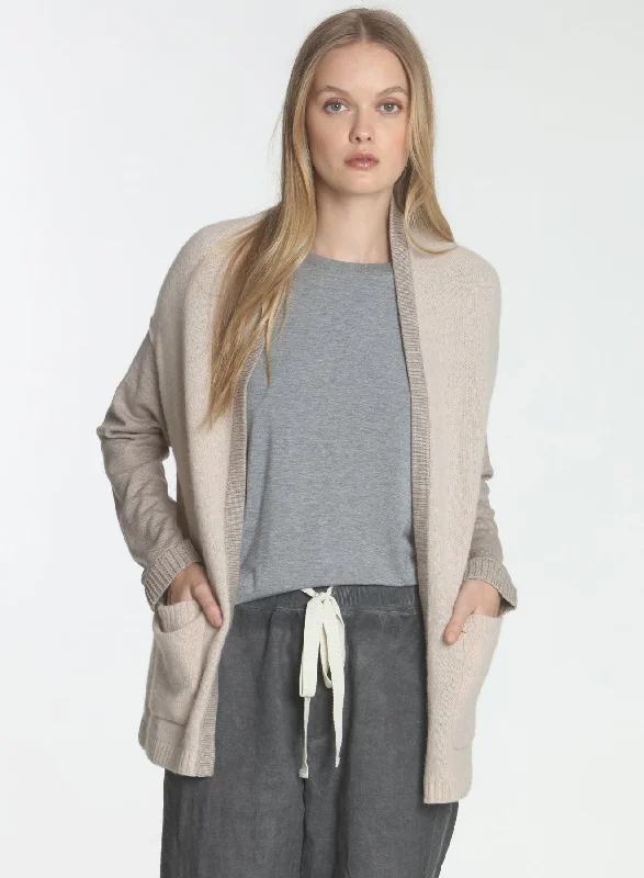 Weekend Discounts to Savor Flora Felt Cardigan - Bisque