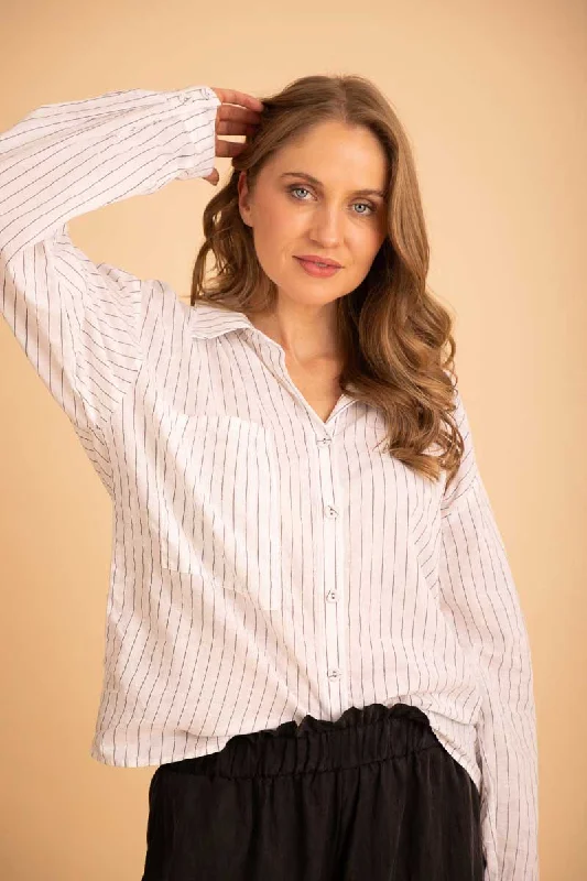 Super Sale Fiona Pinstripe Shirt