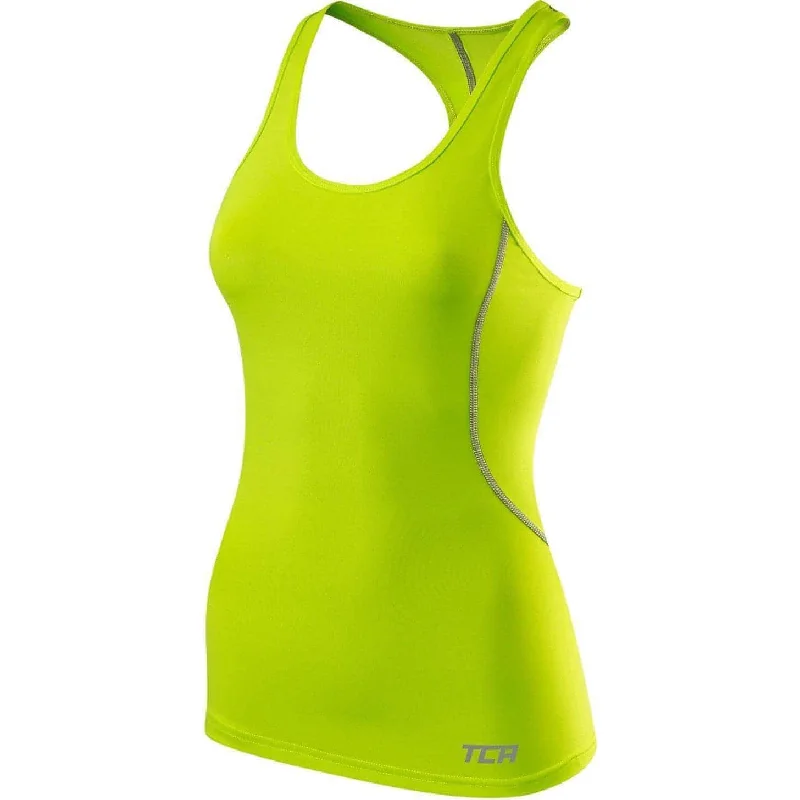 Bargain Blast TCA Pro Performance Womens Running Vest Tank Top - Green
