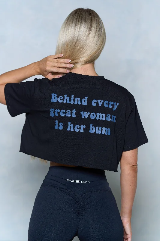 Weekend Deals That Sparkle Blue Pchee Bum Society Crop Tee