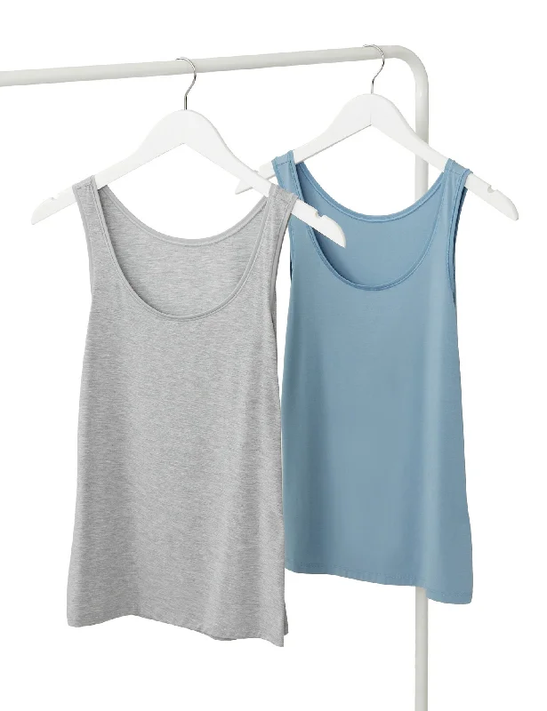 YEAR-End Clearance 2pk Flexifit™ Modal Rich Vests