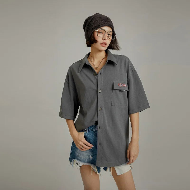 Embroidered Pocket Shirt