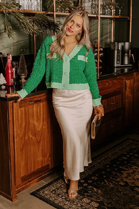 Steal Deal Cappuccino Sippin Tweed Knit Sweater