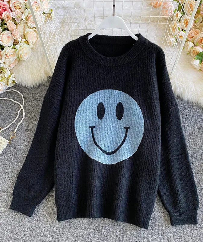 Final Offer Cute smiley sweater  057