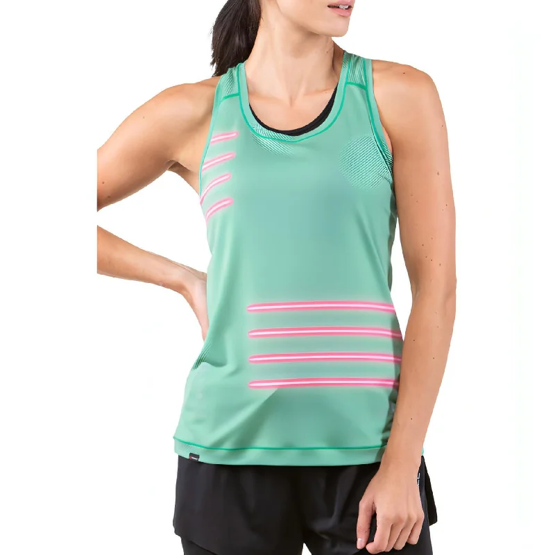 Bargain Prices Ronhill Tech Golden Hour Womens Running Vest Tank Top - Green