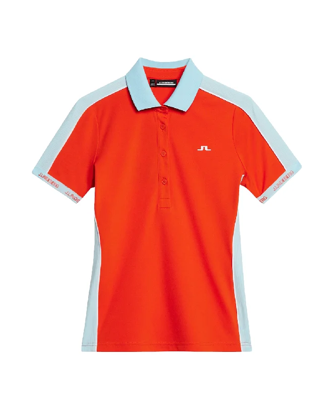 Huge Discounts SIZE L - J.Lindeberg Demi Polo Tangerine Tango