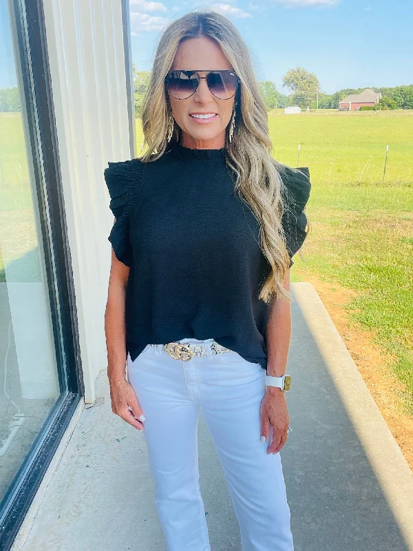Weekend Specials to Delight MAKIN DREAMS TOP --BLACK--RESTOCK ALERT