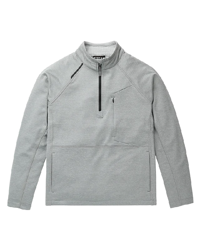 Buy More, Save More Burton Women's Burton Multipath Grid Quarter-Zip Fleece - Sharkskin - 2023