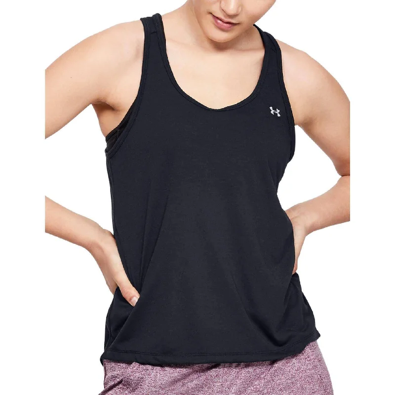 Daily Special Under Armour Whisperlight Tie Back Womens Training Vest Tank Top - Black
