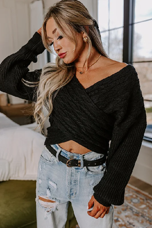 Value Deals Always Flirting Sweater In Black