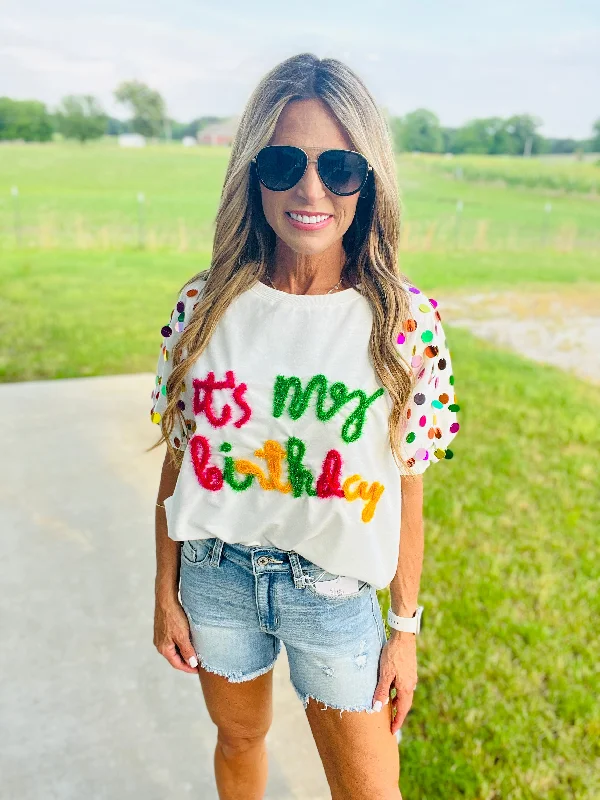 Weekend Deals That Dazzle BIRTHDAY GIRL TOP--FLASH SALE