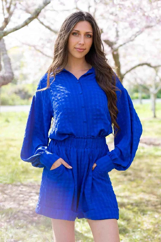 Steals and Deals Blaire Shirt Blue