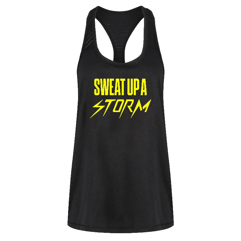Reduced Rates Sweat Up A Storm Mesh Racerback Vest