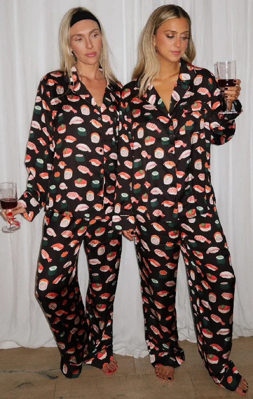 Quick Sale Classic PJ Set ~ Sushi Silky