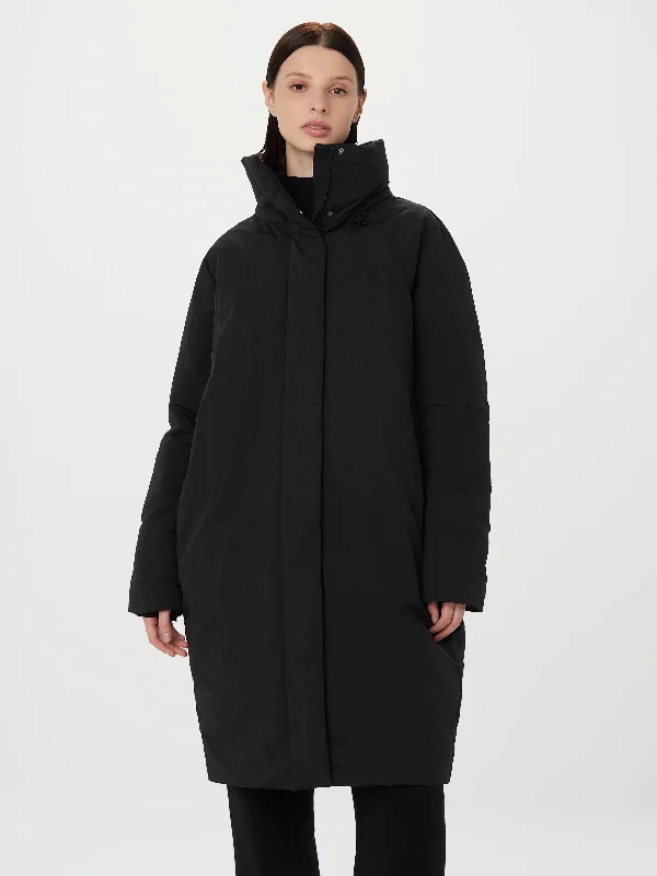 Deal Explosion The Iceland Long Coat in Black