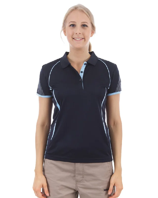 Razor Ladies Polo - Navy/Sky