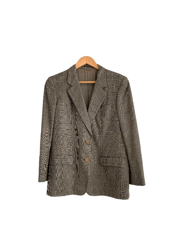 Clearance Sale Piero de Monzi 100% Wool Single Breasted Jacket Grey IT46 UK SIZE 12