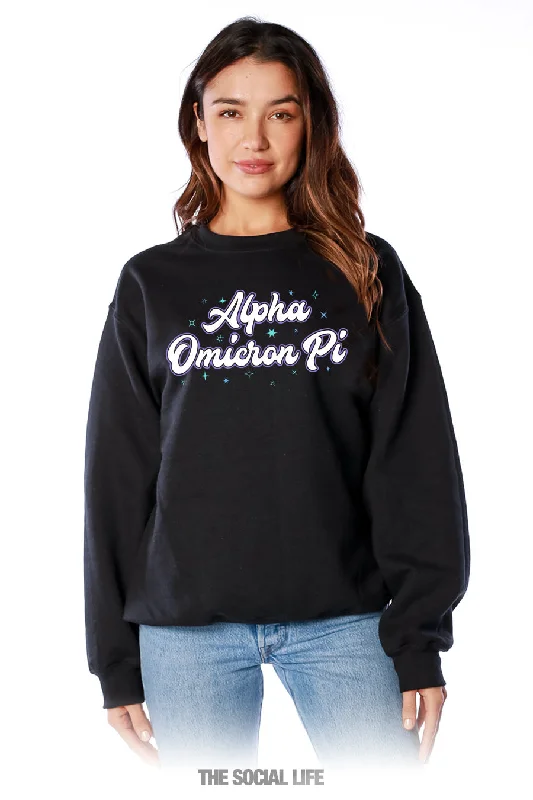 Price Drop Alpha Omicron Pi Mystic Crewneck