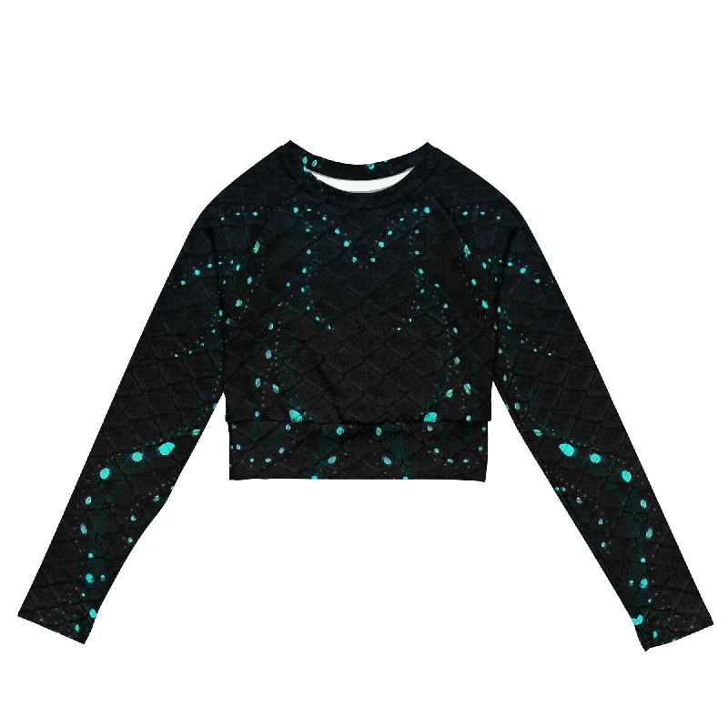 Holiday Sale Twilight Tide Recycled Cropped Rash Guard