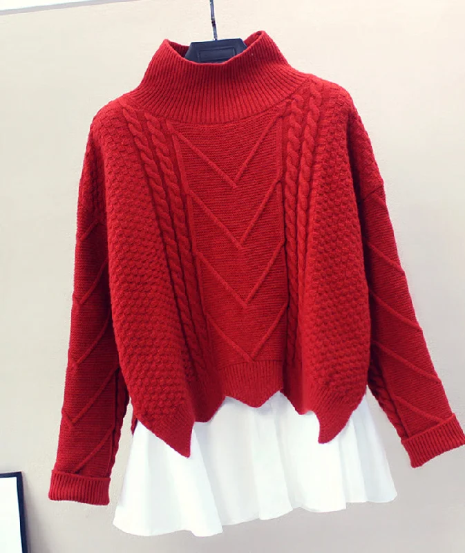 Don’t Miss Out Stylish two-piece sweater  080