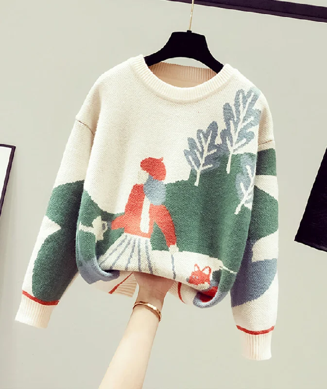 Unbeatable Prices Sweater loose long sleeve sweater  085