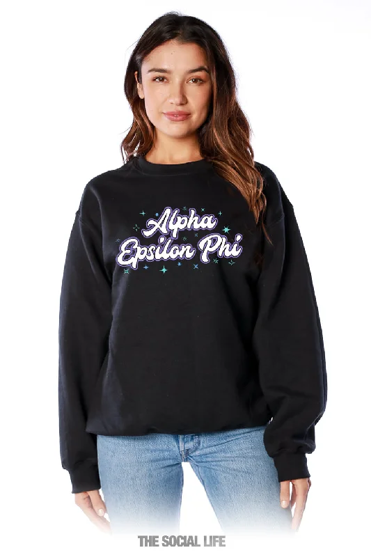 Quick Deals Alpha Epsilon Phi Mystic Crewneck