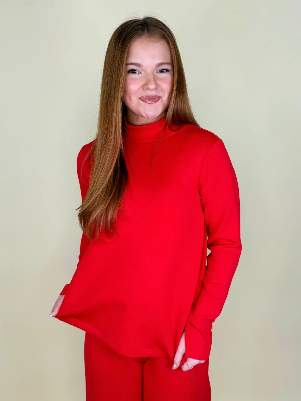 Don't Wait AirEssentials Mock Neck Pullover | Spanx