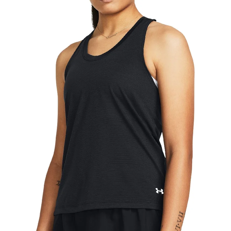 Limited Time Offer Under Armour Launch Womens Running Vest Tank Top - Black