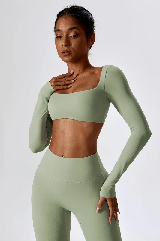 Flash Sale Haven Crop Top - Pistachio