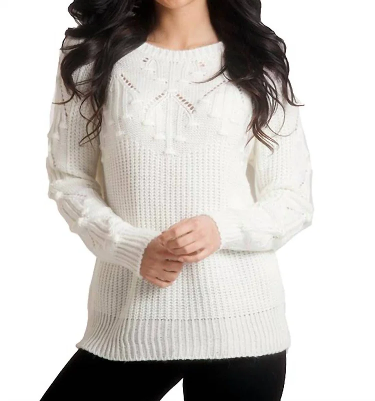Weekend Deals You Can't Resist Knit Sweater In Ivory