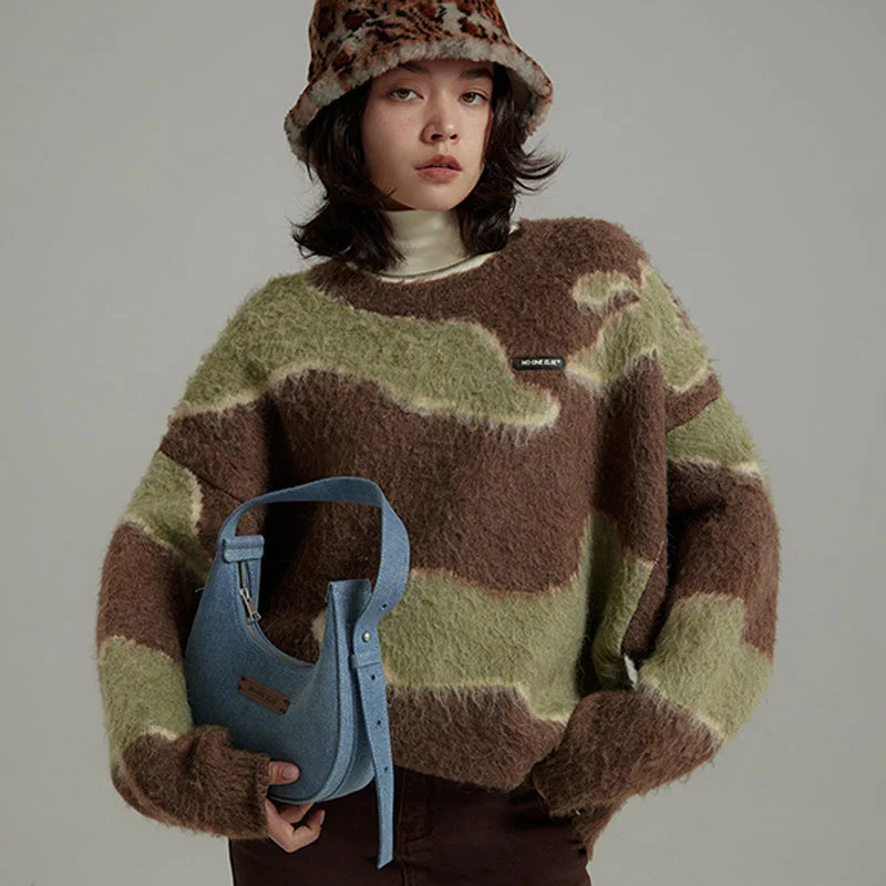 Take Action Swirl Print Sweater