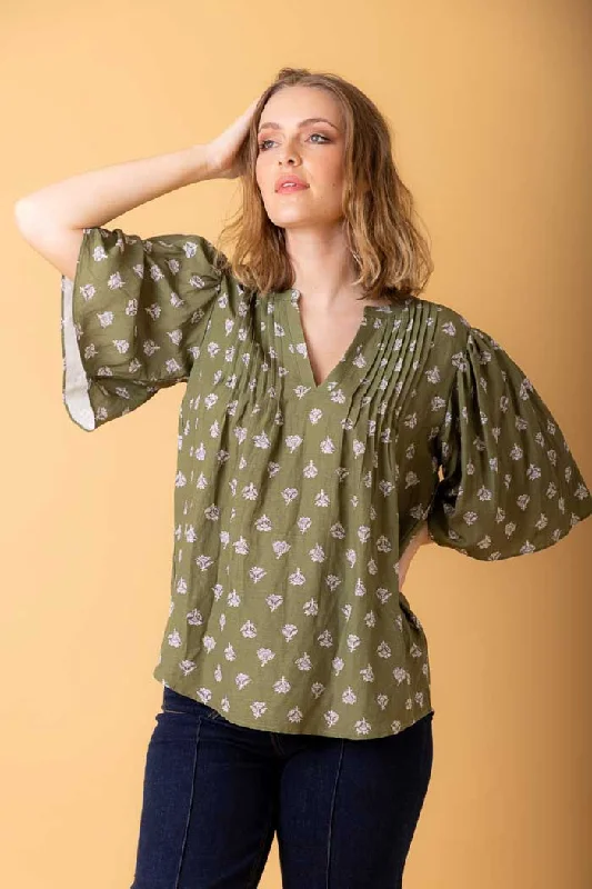 Instant Savings Clara Top Green