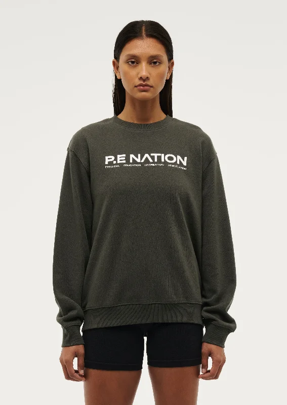Weekend Bargains to Celebrate QUALIFY SWEAT IN GUNMETAL