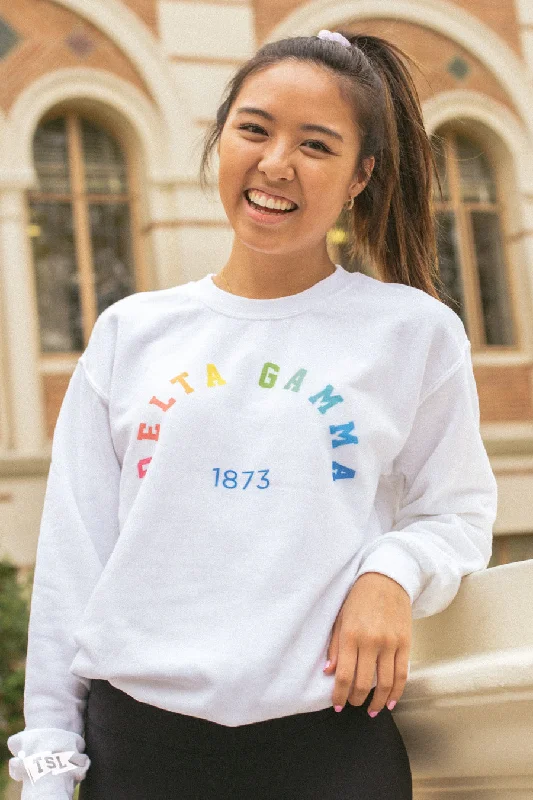 New Deal Delta Gamma Team Pride Crewneck
