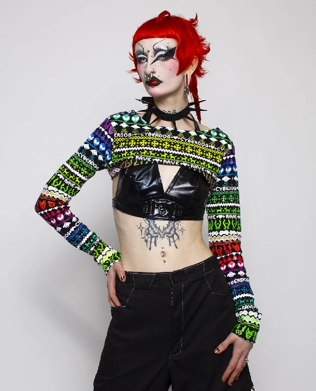 Overstock Sale CHRISTMAS CROP L/S TOP