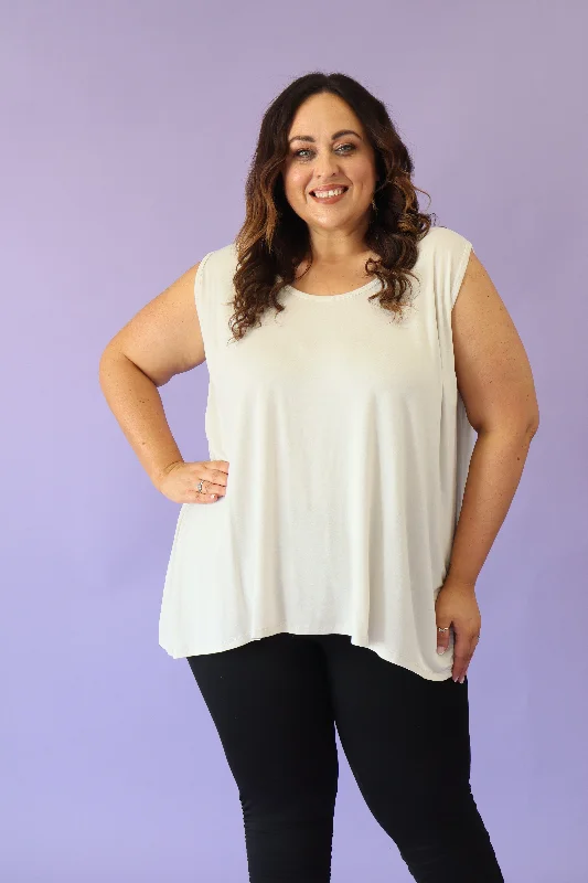 Seasonal Sale Riley Vest Top in Beige